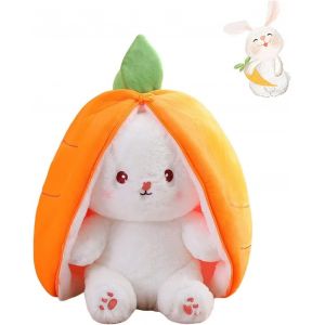 Jouets Lapin Muppet, Peluche Lapin Fraise, Lapin Fraise, Lapin De P&acirc;ques Fraise, Lapin De P&acirc;ques En Peluche Poup&eacute;e Lapin De P&acirc;ques, Lapin De P&acirc;ques En Peluche Mignon R&eacute;versible (A,18cm) - Neuf