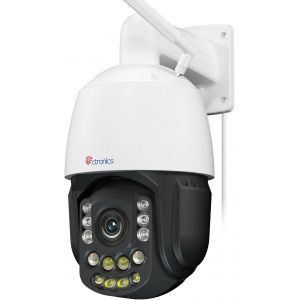4K Outdoor Surveillance Camera, 30X 3D Optical Zoom, Ir Night Vision 180M & 80M Colour, 60 Presets, Auto & Patrol Tracking, 5Ghz Wifi, Tf Storage 256Gb/Ftp/Cloud, Metal - Neuf