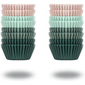 400 Pièces Mini Caissettes À Cupcakes Pour La Cuisson,En Parchemin Pour Mini Moules À Cupcakes,Caissettes À Cupcakes De Noël De Qualité Alimentaire Pour Décorations De Noël - Neuf