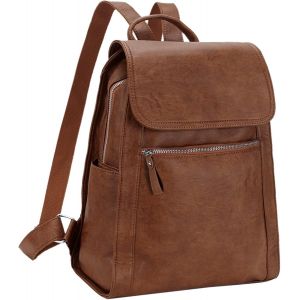 Senior-Vx Vonxury Sac À Dos Pour Femme, Sac À Dos De Voyage En Cuir Pu Antivol Résistant À L'Eau, Sac À Dos Tendance Pour Filles, École De Travail[L2933] - Neuf