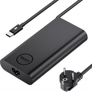 acdsgd-Chargeur USB C 130W Compatible avec Dell XPS 15 17 2en1 9500 9510 9520 9530 9575 9700 9710 9720 9730 Precision 5530 2en1 5550 5570 5750 3550 3551 3560 3571 5470 Latitude Type C Alimentation Adaptateur - Neuf
