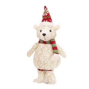 Décorations mignonnes d'élan/ours, décorations de Noël faites à la main, peluche pour poupée, jouet pour cheminées de table, décoration intérieure de la maison - Neuf