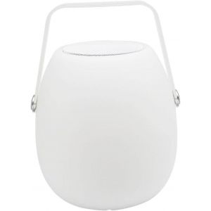 lbgwp60-Baladeuse Enceinte Bluetooth Sans Fil Led Blanc/Multicolore Dimmable So Play H30Cm Avec Télécommande - Neuf