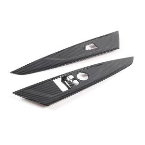 Pour 4 S&eacute;rie G22 G23 2020-2023 Vitre de voiture Vitre Ascenseur Bouton Interrupteur Cadre Couverture Garniture Autocollants Accessoires - Neuf