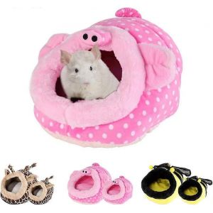 Petit Animal Maison Nid Douillet Chaud En Peluche Coton Lit De Couchage Grotte Accessoires Chat Lapin Jambon - Neuf