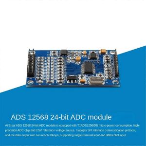 ADS1256 Module publicitaire ADC 24 bits 8 canaux Acquisition multifonction ADC de haute pr&eacute;cision Acquisition de donn&eacute;es - Neuf