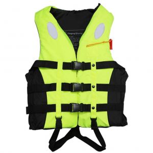 Gilet De Peche Avec Sifflet, Veste De Securite Exterieure Reglable, Impermeable Et Flottante, Gilet De Sauvetage - Neuf