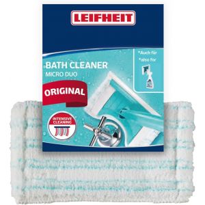 MDY-Housse de rechange pour balai nettoyeur de douche Bath Cleaner micro duo, Housse microfibre spéciale robinetterie, Eponge micro duo ultra absorbante et nettoyante pour nettoyeur de baignoire - Neuf
