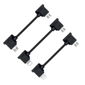 Lot De 3 Câbles De Données Pour Télécommande De Type C, Micro Et Micro Usb Pour Mavic Pro Platinum Mavic Park Rc Accessoires[Z94] - Neuf