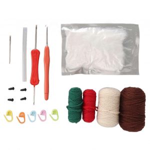 Kit De Crochet Pour Hrissons Avec Fils,Rembourrage Pour Crochet,Kit De Dmarrage Pour Dbutants - Neuf