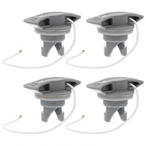 4 Pcs Kayak Air Valve Couverture Bateaux Accessoires En Caoutchouc Pvc Kayaks Haute Pression Boston Adaptateur Cap Coussin Ocean Rib - Neuf