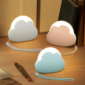 Veilleuse B&eacute;b&eacute; Rechargeable, Veilleuse Enfant &Agrave; Intensit&eacute; Variable Avec 4 Intensit&eacute;s Et Cordon En Silicone, Portable Led Veilleuse Enfants Pour Filles, Cadeaux De D&eacute;coration De Cha[Vei9271389] - Neuf