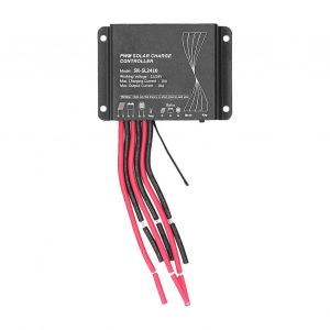 Contr&ocirc;leur de charge solaire PWM R&eacute;gulateur de panneau solaire 10A Contr&ocirc;leur d'&eacute;nergie &eacute;tanche pour accessoires de camping-car - Neuf