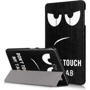 NAERYUT-Étui Samsung Tab A 10.1 2016-Pu Cuir Cover Case Stand Etui Flip Housse Pour Samsung Galaxy Tab A 10.1 Pouces T580N/T585N (2016 Version) Coque De Protection,Dont Touch - Neuf