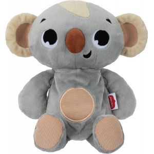 Koala Mon copain c&acirc;lin, Peluche B&eacute;b&eacute;, 0+ Mois, Veilleuse Peluche qui Respire avec Mouvement Apaisant, Musique, Bruits Blancs et Lumi&egrave;res, Recharge USB-C, Doudou B&eacute;b&eacute;, Collection Boho Chic - Neuf
