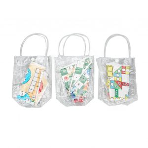 Sac À Main Transparent Trois En Un, Jeu De Société Serpents Et Échelles, Ludo, Échecs Volants Chinois, Matériau Durable, Ensemble De Voyage Compact, Emballage En Sac Opp Pour - Neuf
