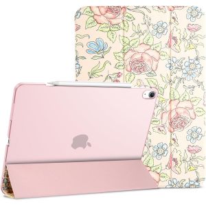 Coque Pour Ipad Air 13 Pouces (M3) 2025/(M2) 2024,Housse Étui De Protection,Veille/Réveil Automatique-Rose - Neuf