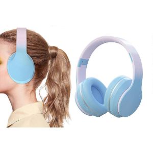 Casque audio sans fil pliable Little One, supra-auriculaire Bluetooth - Bleu - Neuf