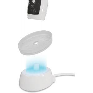 Kalanka-Housse En Silicone Compatible Avec Oral-B Type 3757 Station - Capot Hygi&eacute;nique Compatible Charge Pour Brosses &Agrave; Dents &Eacute;lectriques - Transparent Givr&eacute; - Neuf