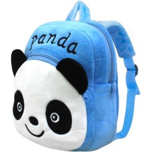 KALANKA-Panda Cartable Scolaire Maternelle, Sac D'école pour Enfants de Dessin Animé Mignon, Sac D'école pour Enfants en Bas âge Panda Bleu Stéréo 3D, Petit Sac à Dos pour Enfants en Bas âge 1-7 Ans - Neuf