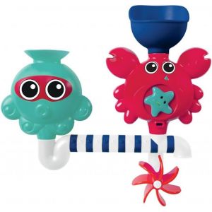 ERYI-- Circuit D'Eau Pour Jouer À L'Heure Du Bain. Fixation Ventouse. Pour Les Enfants Dès 10 Mois. Une Aide Au Développement De La Dextérité. Réf. 40009 - Neuf