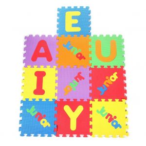 Lot De 10 Tapis De Sol Antiderapants Pour Bebe Et Enfant (Lettres Anglaises) - Neuf