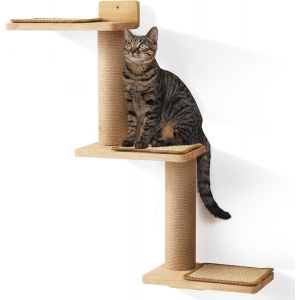 ¿¿Tag¿¿Re Murale D'escalade Pour Chat Avec Griffoir En Jute Pour Chat, Ensemble De Meubles Muraux Pour Grimper, Jouer, Faire La Sieste, Gratter - Neuf