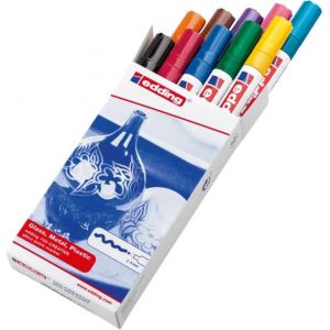 750 Marqueur Peinture Brillante - Multi-Couleur - 10 Feutres Peinture Brillante - Pointe Ronde 2-4mm - Pour Dessin, Coloriage, Scrapbooking - &Eacute;tanche, Tr&egrave;s Opaque[Z1896] - Neuf