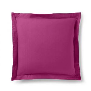 Taie D'oreiller - Pr&eacute;mium - Magenta - 63 X 63 Cm - 100% Coton - Certifi&eacute;e Oeko-Tex&reg; - Neuf