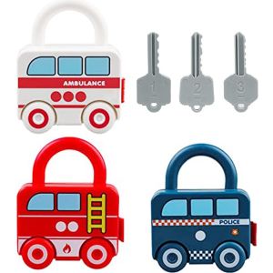 Jouet &Eacute;ducatif Num&eacute;rique Pour Enfants : Police, Pompiers, Ambulance, Autobus Scolaire, Chariot De Glaces (Type A) - 18 Mois Et Plus - Neuf