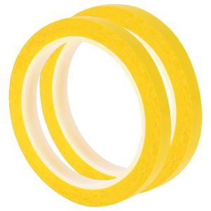 KALANKA-Lot de 2 rouleaux de ruban adhésif jaune foncé pour tableau blanc résistant à la chaleur pour fil de moteur transformateur 5S 10 mm x 50 m - Neuf
