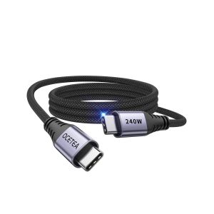 Apt-Pd3.1 C&acirc;ble De Charge Rapide Usb C Vers Usb C, 240 W, Compatible Avec Iphone 16 15 Pro Max, Macbook Pro Air, Ipad Pro Air, Galaxy S24 S23, Pixel (3 M) - Neuf