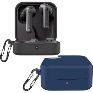 Lot de 2 Coques compatibles avec Les &eacute;couteurs sans Fil CMF Nothing Buds Pro 2, 2 mousquetons Coque en Silicone Liquide Anti-Chocs, &eacute;tui de Protection pour Casque Bluetooth - Neuf