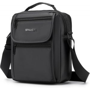 RFCBC-Sacoche Homme Bandouliere Petit Sac a Main Homme Besace Pochette homme Bandoulière Sacs D'épaule Cadeau - Neuf