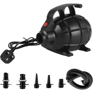 Chenquansarl-Pompe Électrique Pour Gonflables 600 W, Pompe À Air Électrique Haute Puissance, Dégonfleur À Remplis Rapide Avec Buse De 4 Tailles Pour Matelas Gonflable/Lit, Planche À Pagaie, Tapis De - Neuf