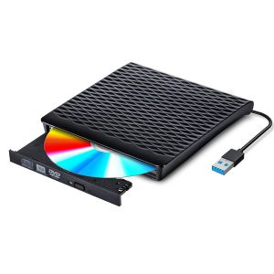 Graveur Lecteur Externe USB 3.0 DVD-ROM/DVD-vid&eacute;o Compatible avec Windows 98/ME/2000/ XP/VSTA/7/8/10/10 Mac OSX - Visiodirect - - Neuf