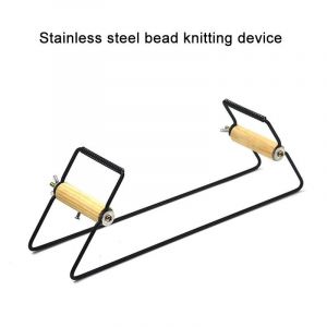 Kit de m&eacute;tier &agrave; tisser en bois - Fabricant de bracelets de bijoux DIY,Mat&eacute;riau bois et alliage - Neuf