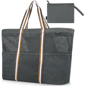 ERSHI-Sac de voyage extra large - Sac à main pliable - Sac à main en filet pour l'été, la plage, le shopping[1513] - Neuf