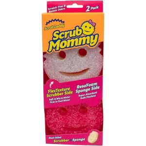Eryi-Scrub Mommy Eponge Vaisselle - Eponge Reutilisable Lavable Cuisine Et Salle De Bain, Accessoire Maison, Flextexture Sans Gratter, Produits Et Accessoires De Nettoyage, Lot De 2 - Neuf