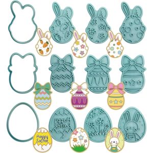 Lot De 12 Emporte-Pi&egrave;ces De P&acirc;ques En Plastique 3d Pour ?Ufs De P&acirc;ques - Neuf