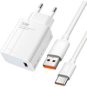 33W Adaptateur Chargeur Rapide USB avec 6A Câble USB C pour Xiaomi Redmi Note 13/12/11/11S/9/10/11 Pro/12 Pro/13 Pro,Xiaomi 10T/11 Lite/10/10 Lite/10T Lite/11,POCO X6/X3/F3/X5/M5/F2 Pro (33W) - Neuf