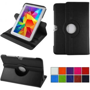 TIANYI-&reg; 2.0 Etui pour Samsung Galaxy Note 10.1 GT-N8000 GT-N8010 GT-N8020 Coque de Protection Rotation 360&deg; Smart Housse Cover Case Stand | Noir - Neuf