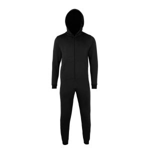 Combinaison - Grenouill&egrave;re Sweat &Agrave; Capuche Enfant - Cc01j - Noir - Neuf