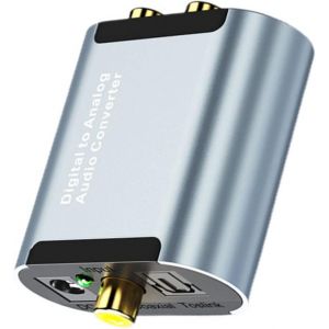 1 Ensemble Convertisseur Audio Convertisseur Coaxial Numérique Convertisseur Fibre Optique Répartiteur Audio Analogique Adaptateur Audio Analogique Convertisseur De Réglage du - Neuf