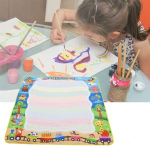 Tapis de peinture a l'eau portable unisexe pour enfants, planche a dessin reutilisable pour enfants - Neuf