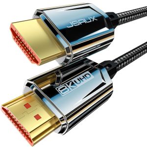 ERYI-Câble Hdmi 8K 1M, Câble Hdmi 2.1 Ultra High Speed 48Gbps, (8K@60Hz 4K@120Hz 144Hz) Câble Hdmi, Earc Hdr10 Hdcp 2.2 & 2.3 3D, Compatible Avec Ps5 / Ps4 / X-Box/Uhdtv/Lecteur Blu-Ray/Moniteur - Neuf