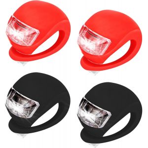 Lumière Vélo Lampe De Phare Avant 4 X Mini Lampes Lampes De Vélo Led.[R7] - Neuf