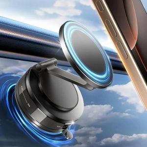 2026 Support De T&eacute;l&eacute;phone Magn&eacute;tique Pour Voiture Sous Vide Am&eacute;lior&eacute; 360 &deg; Support De T&eacute;l&eacute;phone &Agrave; Ventouse Ultra Renforc&eacute; 96lbs,Aimant Puissant N52.T30. - Neuf