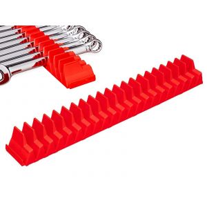 Lot de 20 supports de rangement magn&eacute;tiques pour cl&eacute;s, rouges - Neuf