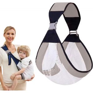 Shiliu-Porte-Bébé Nouveau-Né, Porte-Bébé Réglable Dès La Naissance, Porte-Bébé Portable Sur Une Épaule Sur Le Côté Pour Bébé De 3 À[ - Neuf